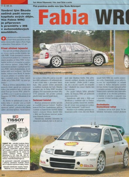 Skoda Fabia WRC.